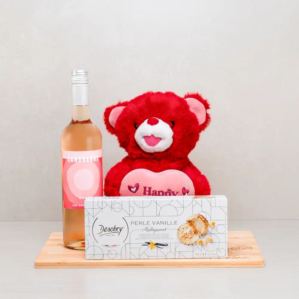 Blush Of Love Gift Basket