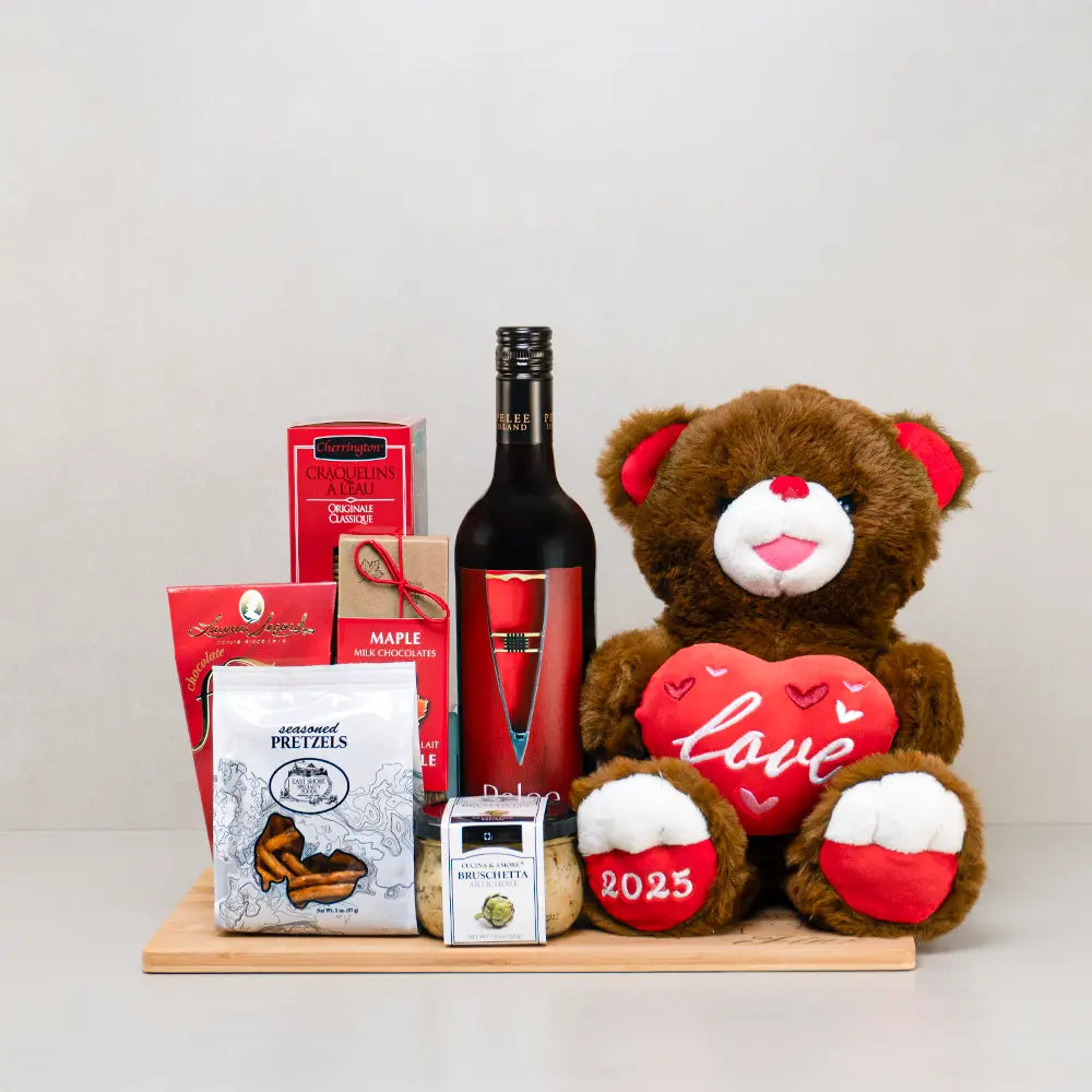 Valentines Love Hug Basket