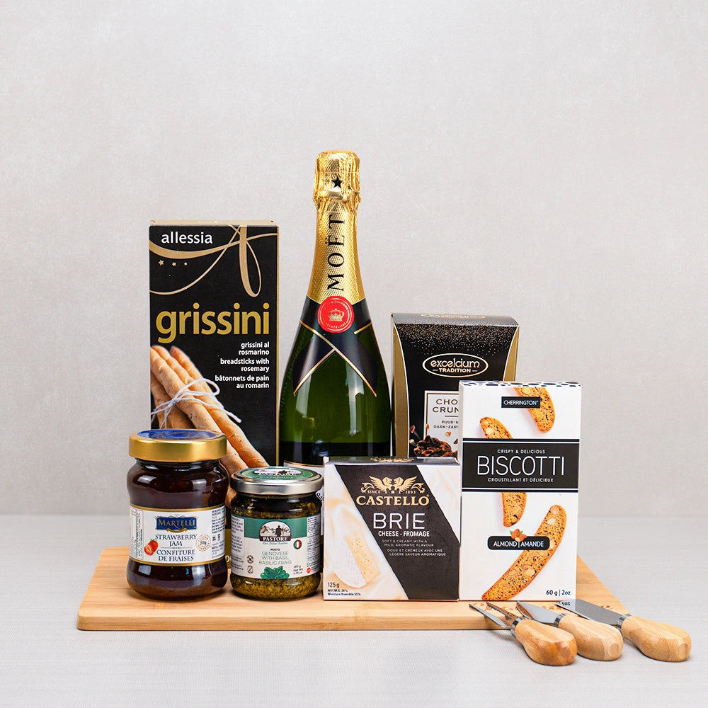 Premium Champagne Gift Basket