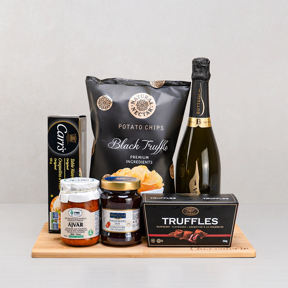 Indulgent Truffle Wine Gourmet Treats Set
