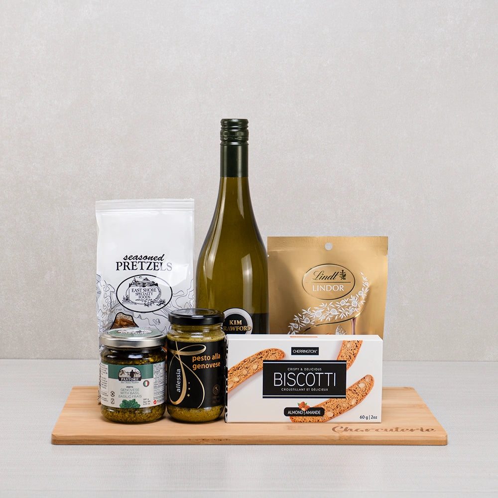 Gourmet Charcuterie With Wine Pretzels