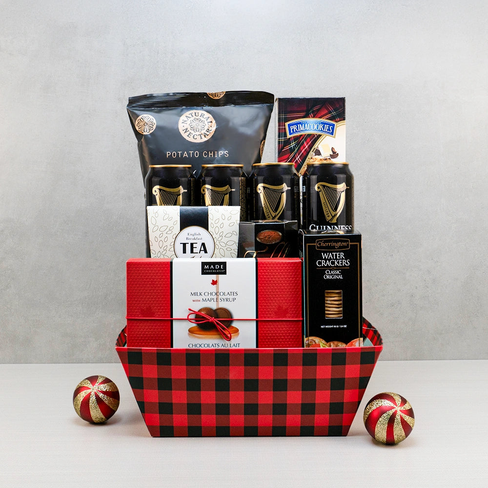 Beer And Gourmet Snacks Gift Basket