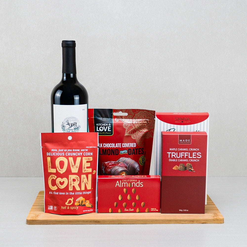 Tastes Of Comfort Wine Basket