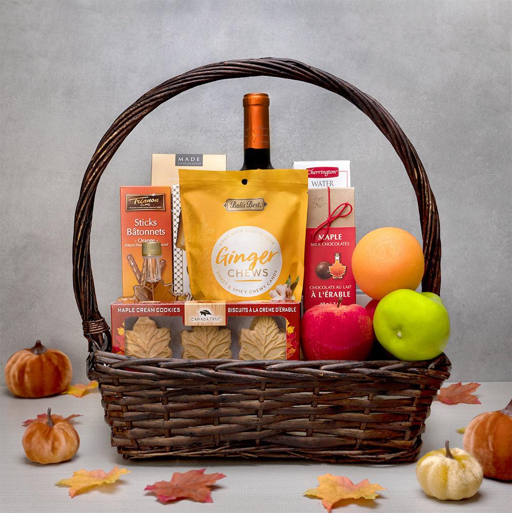 Autumn Bounty Gift Basket - The Gourmet Gifts