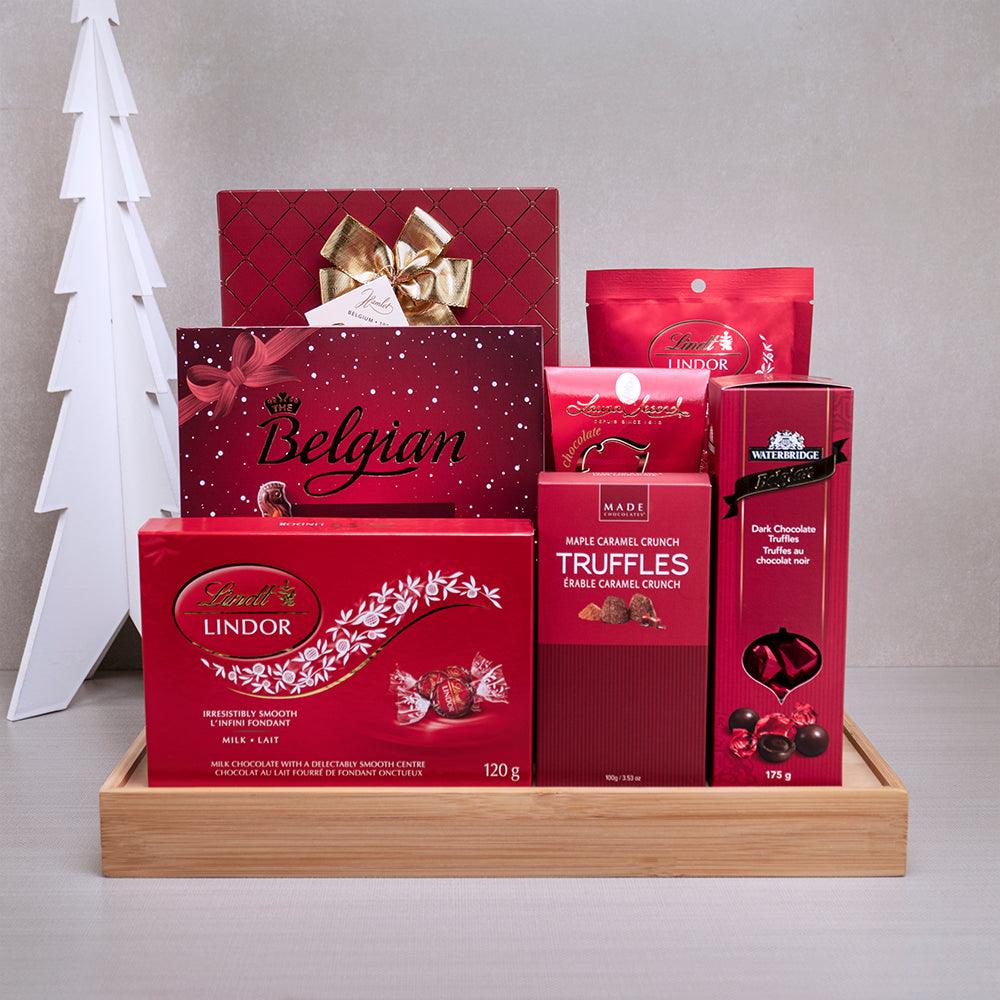 Belgian Delight Chocolate Assortment with Lindt Lindor, The Belgian chocolates, Laura Secord fudge and Made truffles