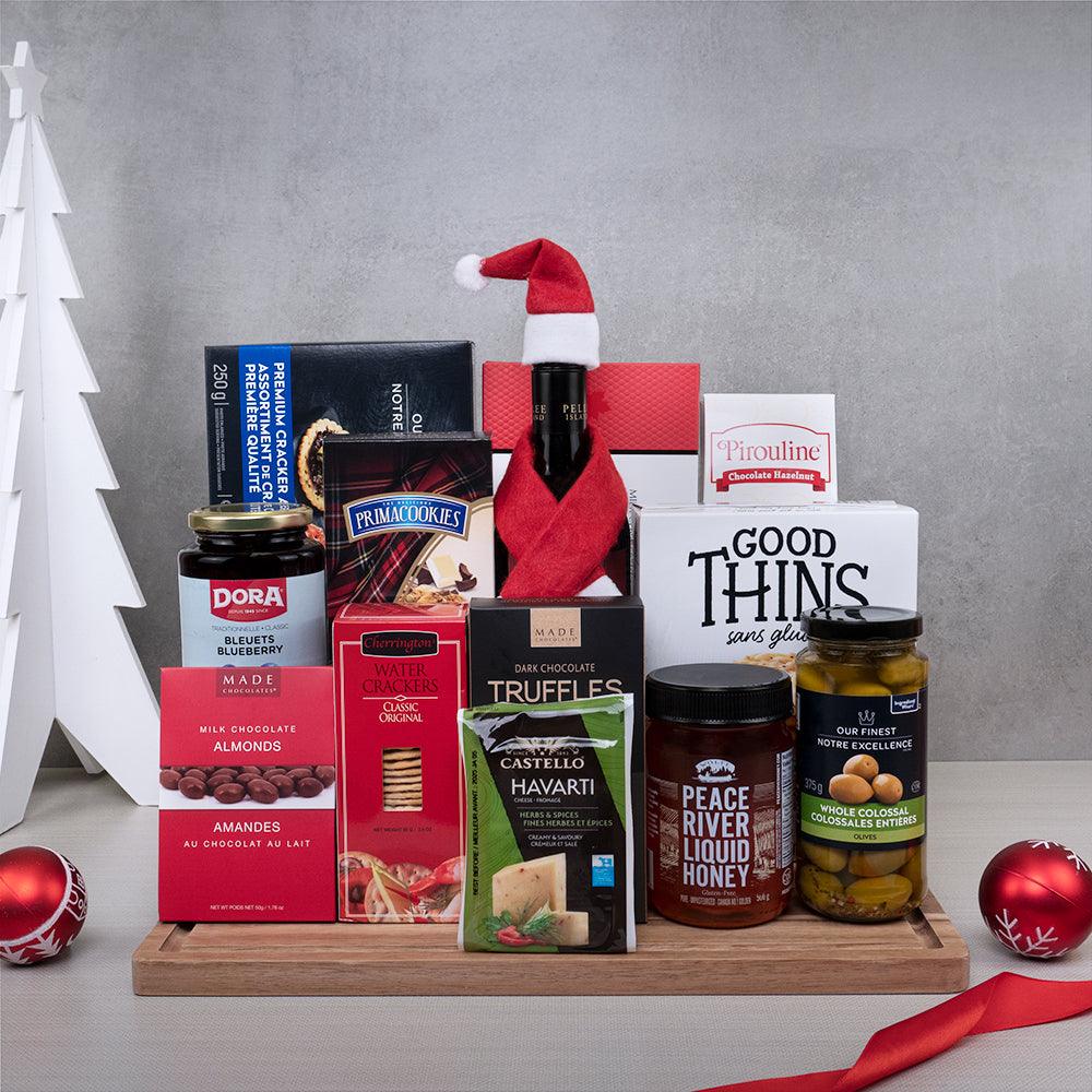 Santas Favorite Gourmet Wine Treats Set