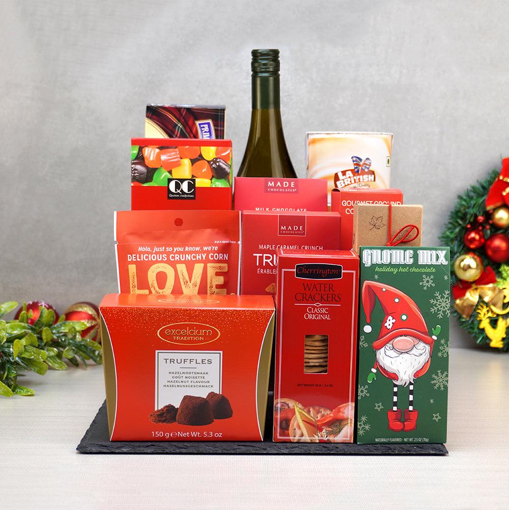 Season’s Greetings Basket of Treats - The Gourmet Gifts