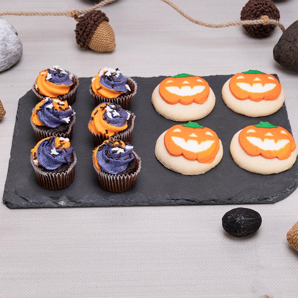 Spooky Cupcakes Jack O Lantern Cookies