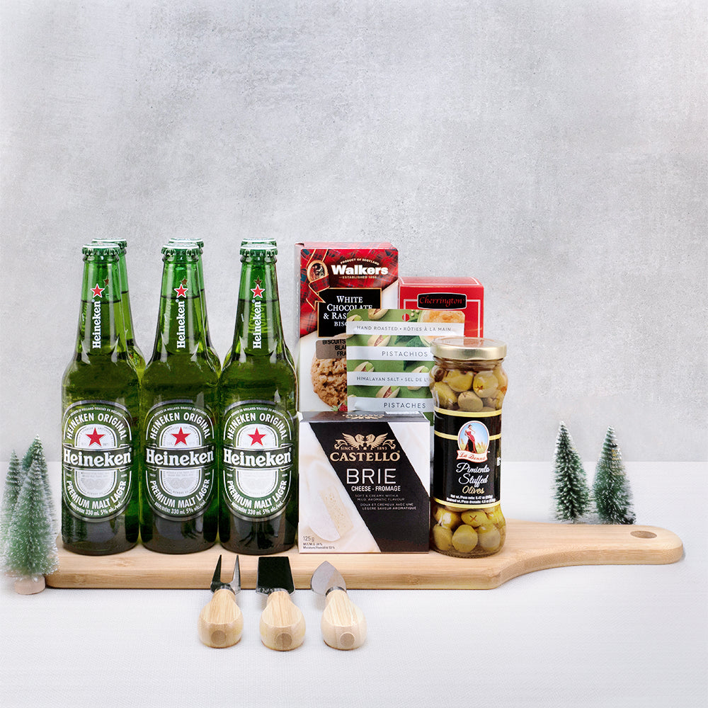 Brie And Beer Gift Crate
